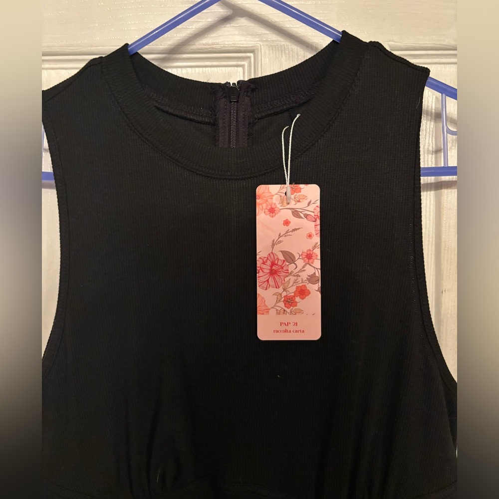 Black Sleeveless jump suit